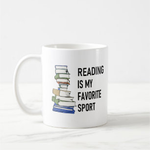 Mug La lecture est mon sport préféré