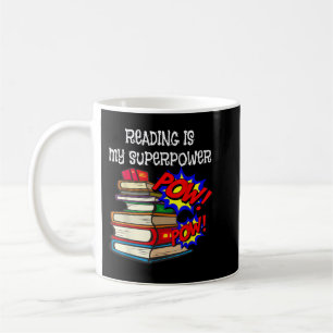 Mug La lecture est mon super Power Superhero meilleur