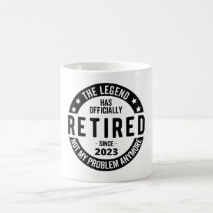 Mug La Légende A Officiellement Retraité, Retraité 202