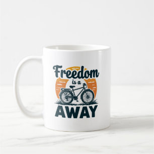 Mug La liberté est à portée de bicyclette