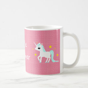 Mug La licorne bleue et blanche tient le premier rôle