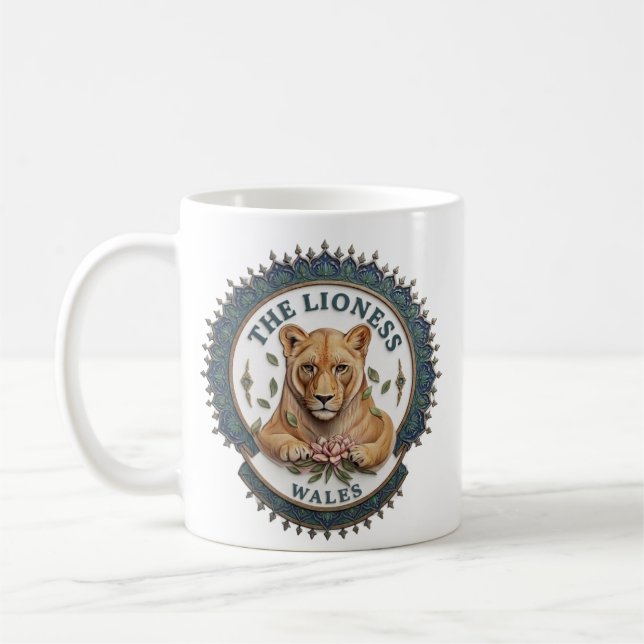 Mug La Lionne. Pays de Galles (Gauche)
