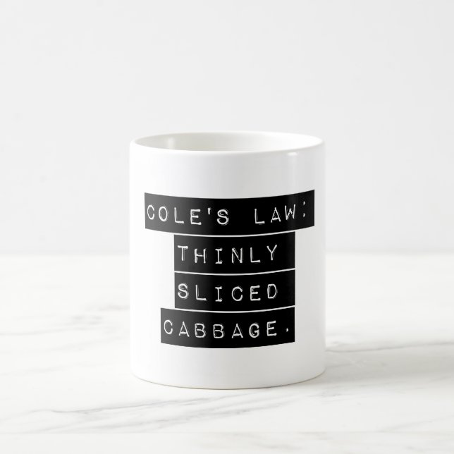 Mug La loi de Cole (Centre)