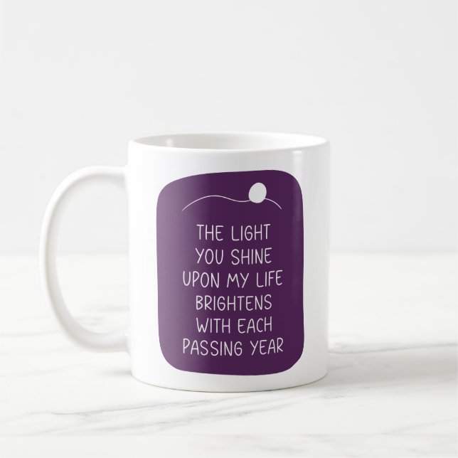 Mug La Lumière Que Vous Faites Briller Motivationnelle (Gauche)