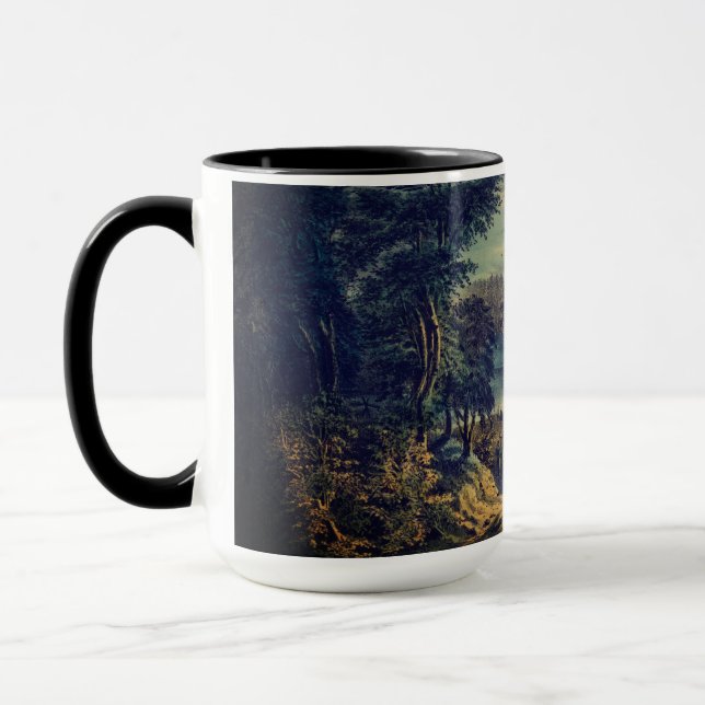 Mug La lune de récolte, le curry et les criques : (Gauche)