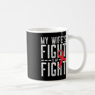 Mug La lutte de ma femme est ma lutte contre le cancer