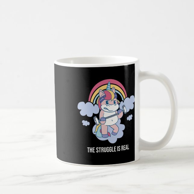 Mug La Lutte Est Vraiment Femme Filles Gymnase Puissan (Droite)