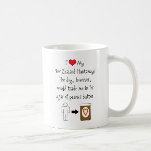 Mug La ma Nouvelle Zélande Huntaway aime le beurre