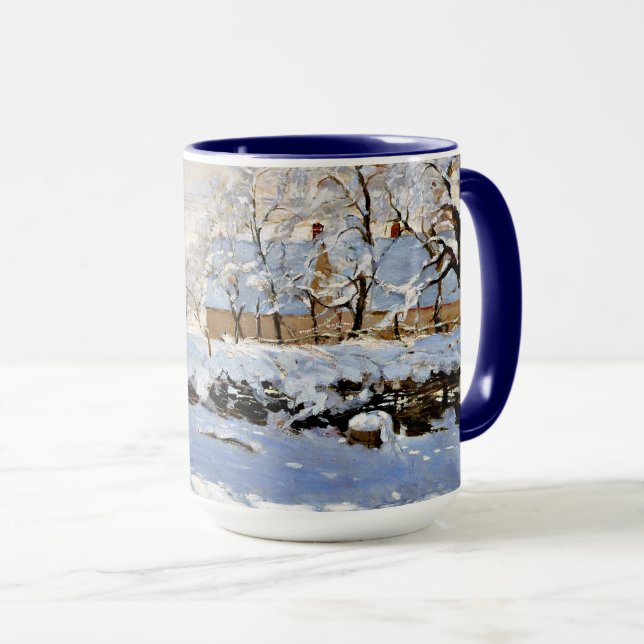 Mug La Magpie, célèbre peinture d'art (Devant droit)