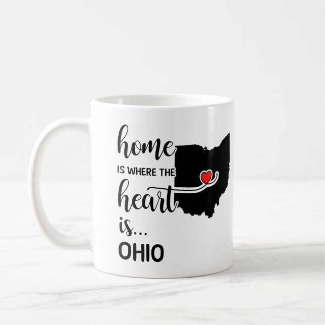 Mug La maison de l'Ohio est le coeur (Gauche)