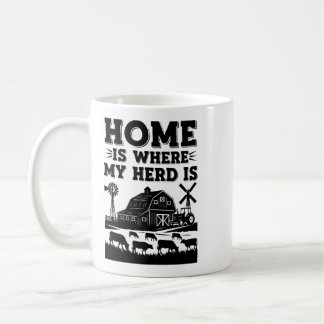 Mug La maison est où est mon troupeau