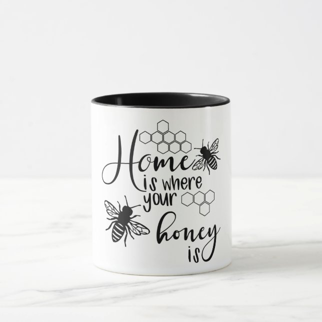 Mug La Maison Est Où Est Votre Miel (Centre)