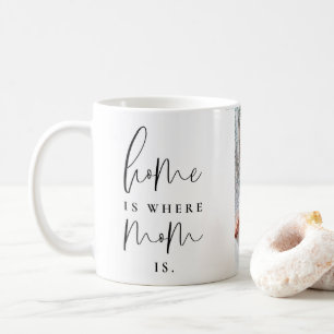 Mug La maison est où la maman est le jour de mère de