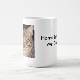 Mug La maison est où mon chat est