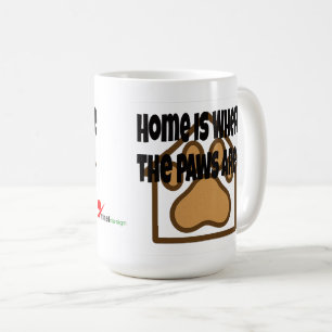 Mug La maison est où sont les pattes – Maison Empreint
