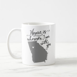 Mug La maison est partout où je suis avec vous