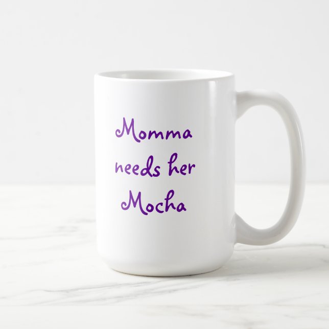 Mug La maman a besoin de moka (Droite)