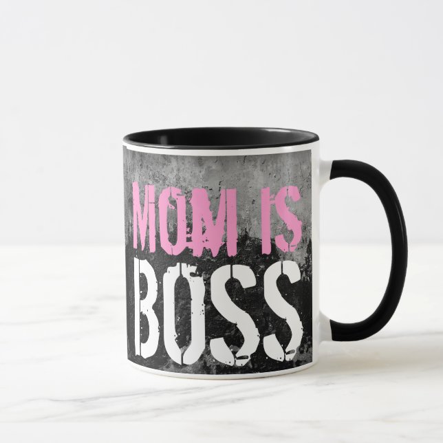 Mug La maman est patron (Droite)