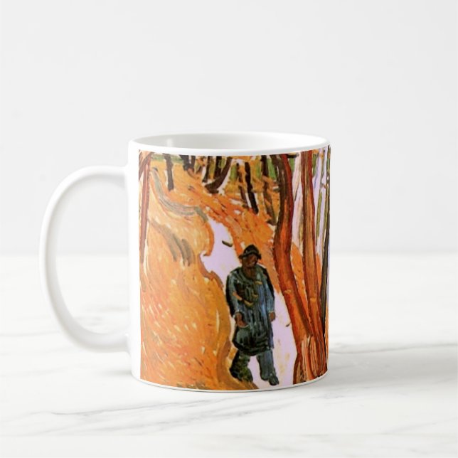 Mug La marche : Les Feuilles en chute par Vincent van  (Gauche)