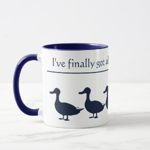 Mug La Marine et les Canards blancs dans une boue de r
