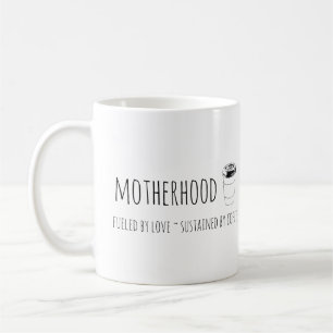Mug La maternité a rempli de combustible par l'amour,