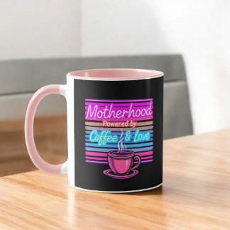 Mug La maternité alimentée par le café | Fête des mère