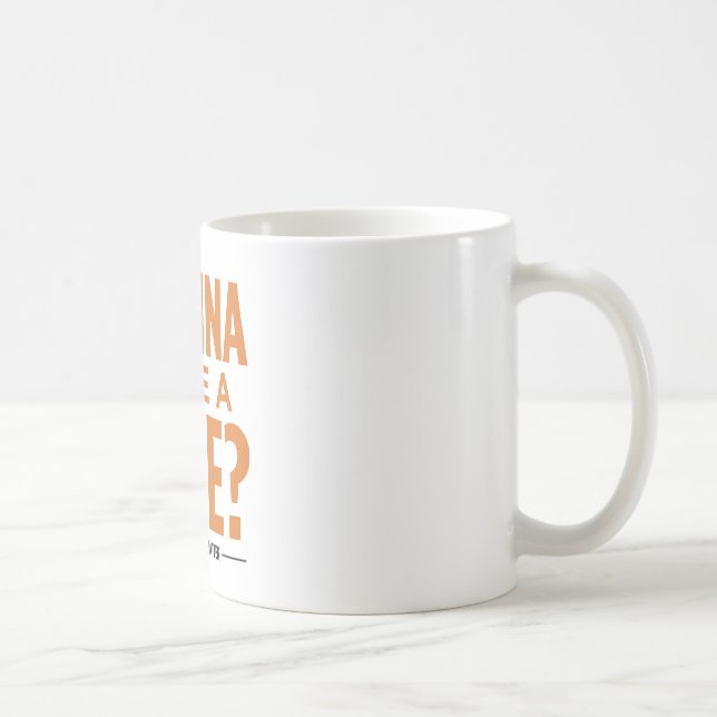 Mug La matière foncée de Bell d'art (voulez faire un (Droite)
