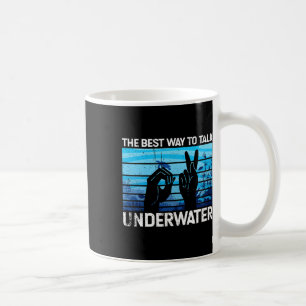 Mug La meilleure façon de parler sous l'eau est la lan
