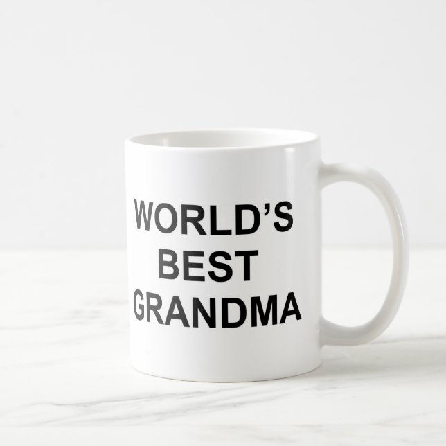 Mug La meilleure grand-maman du monde (Droite)