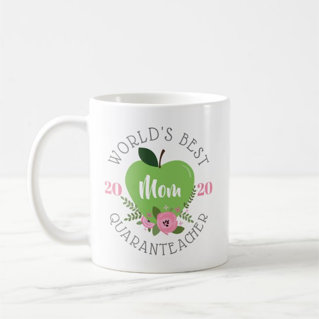 Mug La meilleure maîtresse de maison du monde, maman A (Gauche)