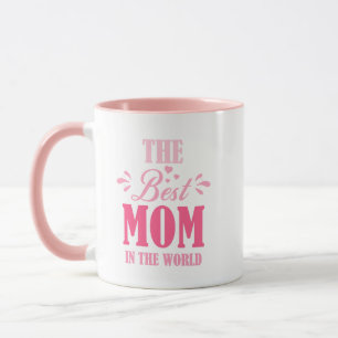 Mug La Meilleure maman Au Monde Fête des mères roses