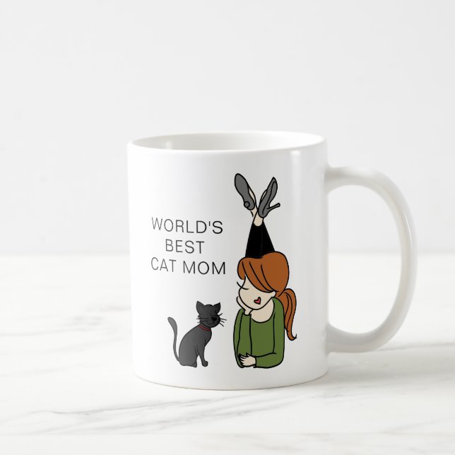 Mug La meilleure maman de chat du monde (Droite)
