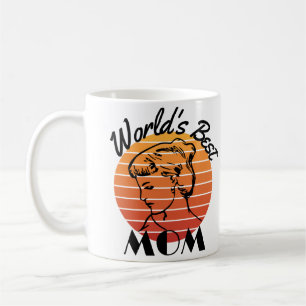 Mug la meilleure maman du monde coucher de soleil ré