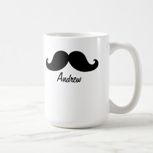 MUG LA MEILLEURE MOUSTACHE NOIRE PERSONNALISÉE
