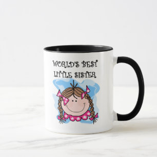 Mug La meilleure petite soeur de Brunettte