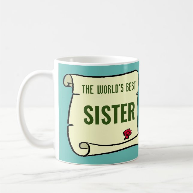 Mug La meilleure soeur du monde. (Gauche)