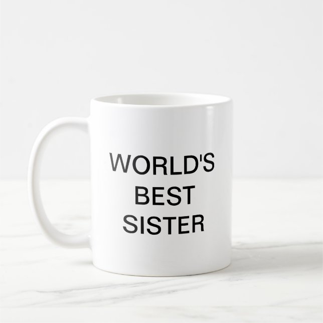 Mug La meilleure soeur du monde (Gauche)