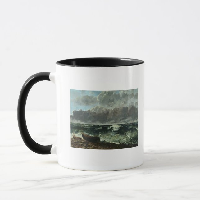 Mug La mer orageuse ou, la vague, 1870 (Gauche)