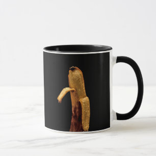 Mug La moitié de la banane pelée encore la vie