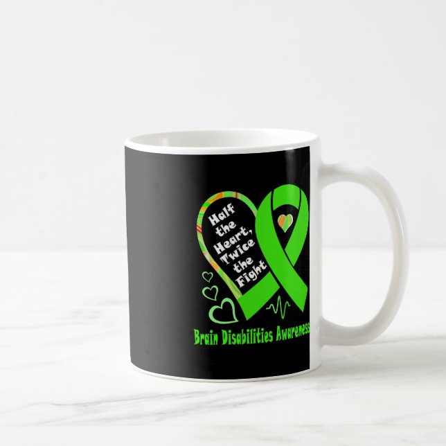 Mug La Moitié Du Coeur Deux Fois Les Handicapés Du Cer (Droite)