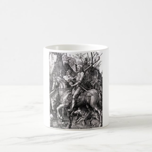 Mug La mort de chevalier de Durer et le diable (Centre)