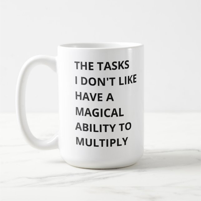 Mug La multiplication magique des tâches (Gauche)