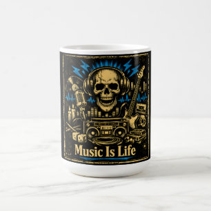 Mug La musique est la vie – Philosophie de vie sonore