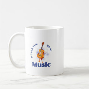 Mug La musique guérit l'âme drôle