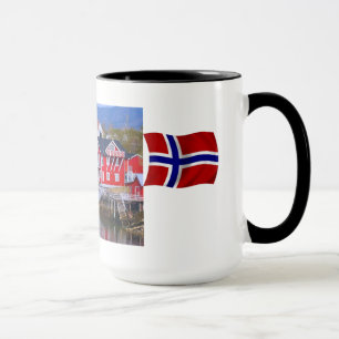 Mug La Norvège, Livi, g par le fjord