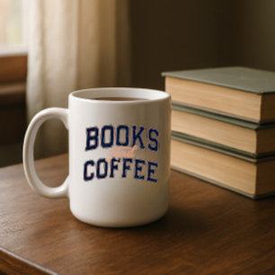 Mug La paire parfaite : Livres et café Roman classique
