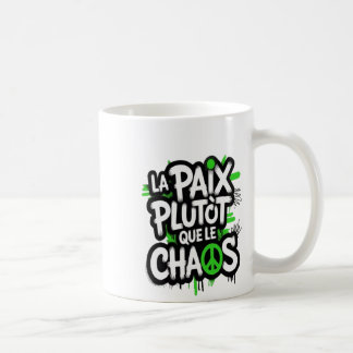 Mug La paix est un choix