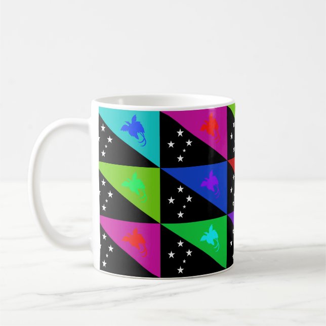 Mug La Papouasie-Nouvelle-Guinée Multihue marque la (Gauche)