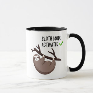Mug La paresse indique le mode de paresse de   activé
