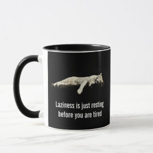 Mug La paresse n'est que du repos avant d'être fatigué